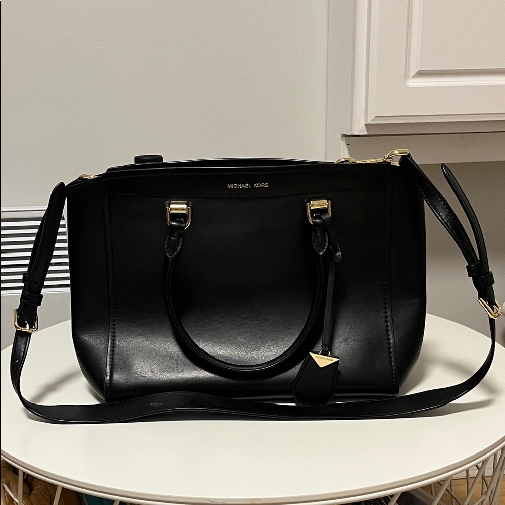 Michael Kors Black Satchel Bag